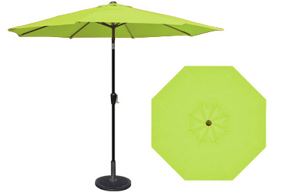 9 foot HRK Patio lime green garden umbrella
