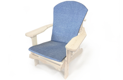 Made in Canada, Denim Blue Adirondack chair cushion