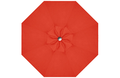 Toile de remplacement rouge pour parasol 9 pieds octogonal Promo HRK Patio