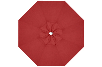 Toile de remplacement rouge pour parasol de marché 9 pieds octogonal Treasure Garden