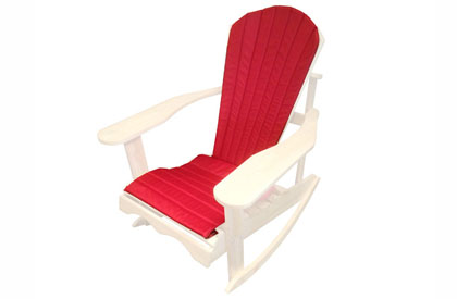 Coussin de chaise Adirondack rouge rosé