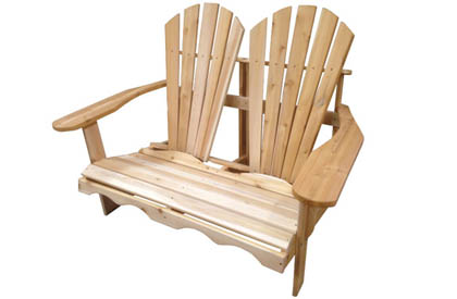 Double Adirondack chair for two people
