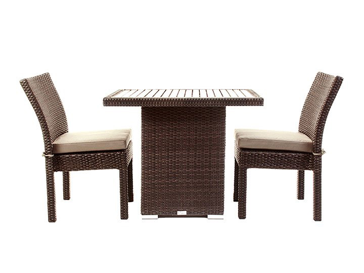 Condo outdoor furniture dining table for balcony or small deck area