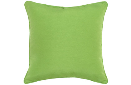 Outdoor Kiwi Green18x18in square accent throw pillow