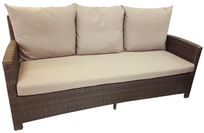 Comfort 3 seat outdoor sofa