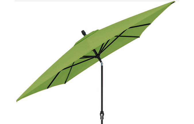 Kiwi Lime Green 8 X 10 Foot Market Style Rectangular Patio Umbrella By Treasure Garden Ogni