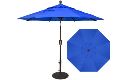 Parasol de marché bleu cobalt 7½ pieds Treasure Garden